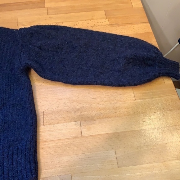 AG Amari Wool Mohair Blend Navy Cardigan Sweater XS - Picture 12 of 15